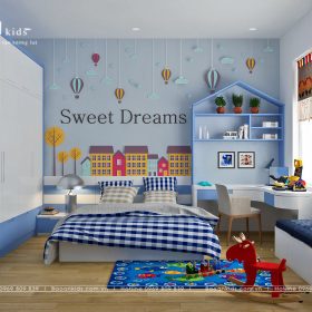 Phòng ngủ màu xanh – BT05