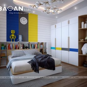 Thiết kế phòng ngủ bé trai sáng tạo – BT24
