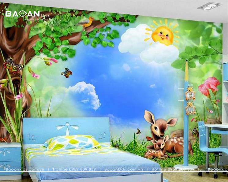 Vẽ tranh tường phòng ngủ trẻ em có những lợi ích gì?