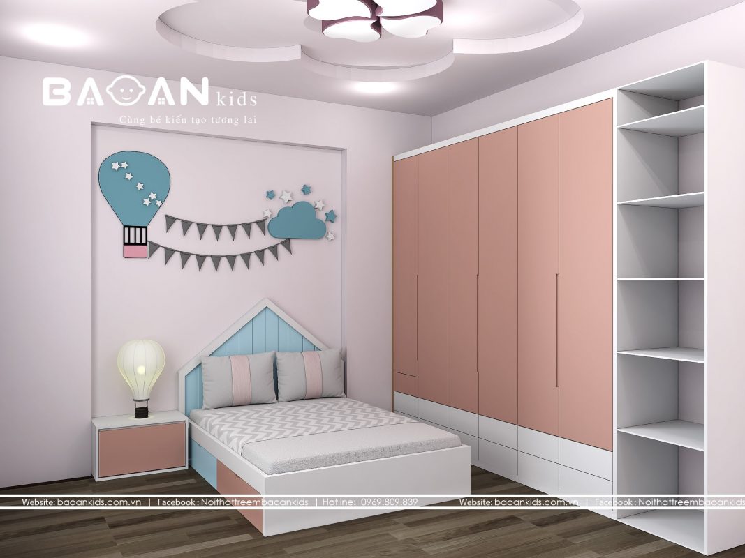Thiết kế bắt mắt với cách trang trí phòng ngủ trẻ em nội thất cực đơn giản - đột phá ý tưởng trong thiết kế nội thất trẻ em 