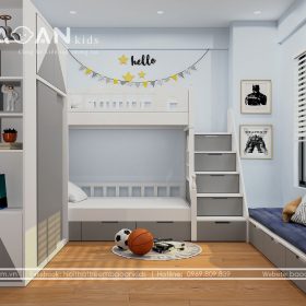 Phòng ngủ cho bé trai tuổi teen – BT41