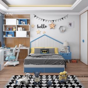 Trang trí phòng ngủ cho bé trai 10 tuổi – BT53