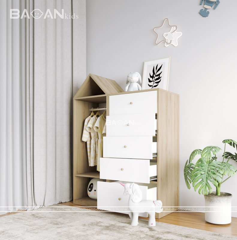 Tủ quần áo trẻ em bảo an kids 6.9-2