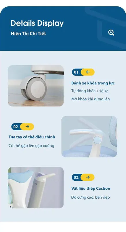 ghế ngồi học chống gù