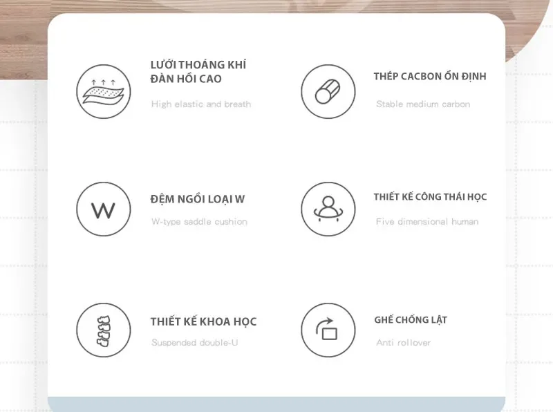 Ghế ngồi học chống gù ảnh 11