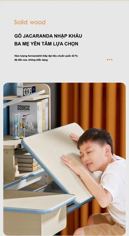 Bàn học thông minh Dài 1m2 img11