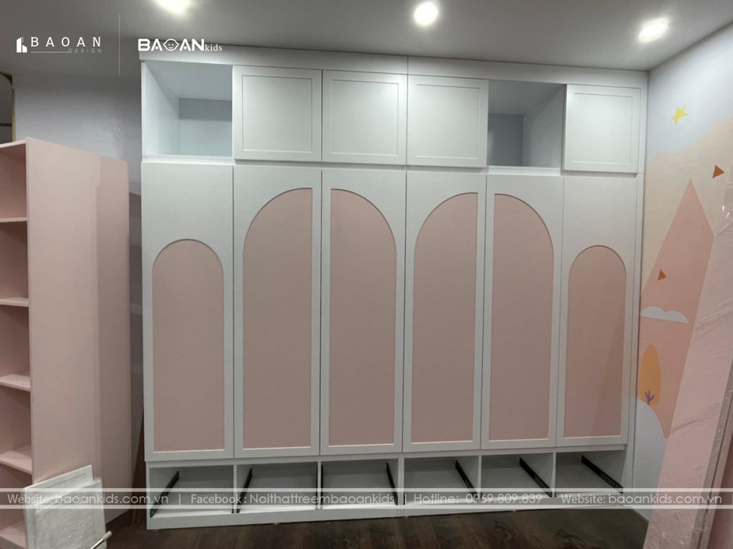 hoàn thiện phòng màu hồng im8