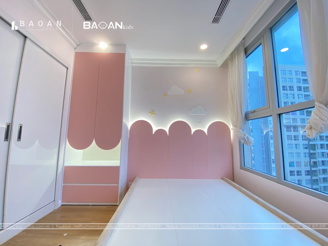 Lắp đặt phòng bé gái img2