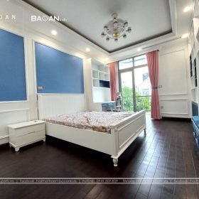 Hoàn thiện nội thất phòng ngủ bé trai phong cách tân cổ điển tại biệt thự Vinhomes Riverside- Chị Hường Thu