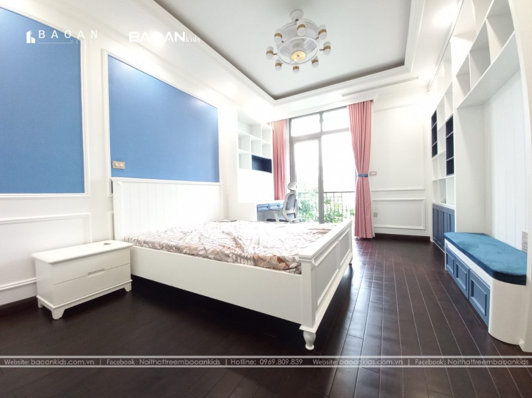 Phòng ngủ bé trai tân cổ điển img2