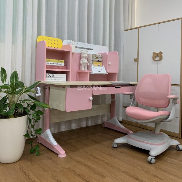 Bộ bàn học cho bé Dài 1m2 mã S05 ghế G6