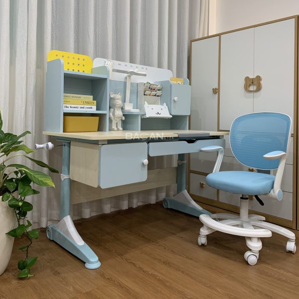 Bộ bàn học chống gù dài 1m2 S05 ghế G19